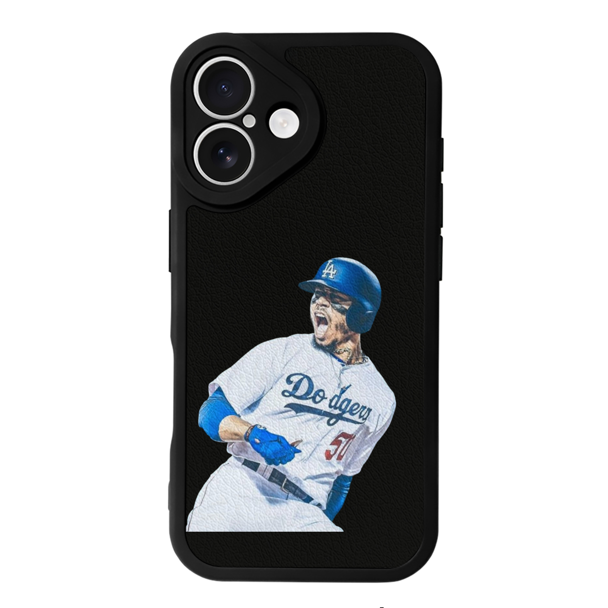  IPhone 16 Silicone Leather Case – UV Print, Lambskin Texture – Perfect Fit, Wireless Charging Compatible, Scratch Resistant, Precise Cutouts – Stylish Protection For IPhone 16